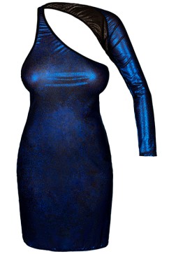 Платье с одним рукавом Anais Harlo Blue Dress